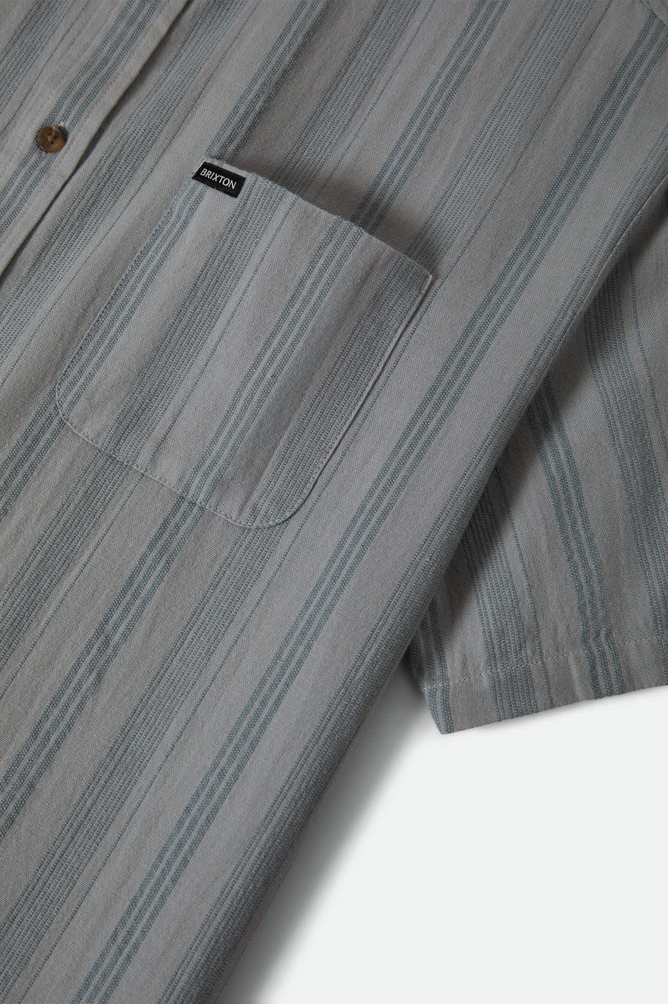 Cru Stripe Dobby Short Sleeve Shirt - Trooper