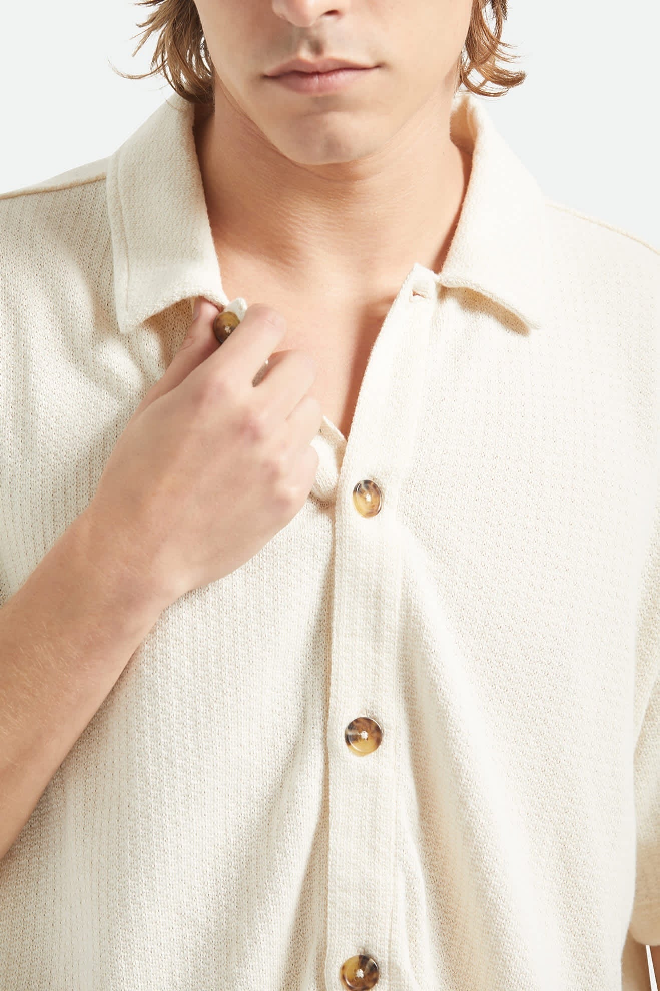 Poolside Short Sleeve Shirt - Off White