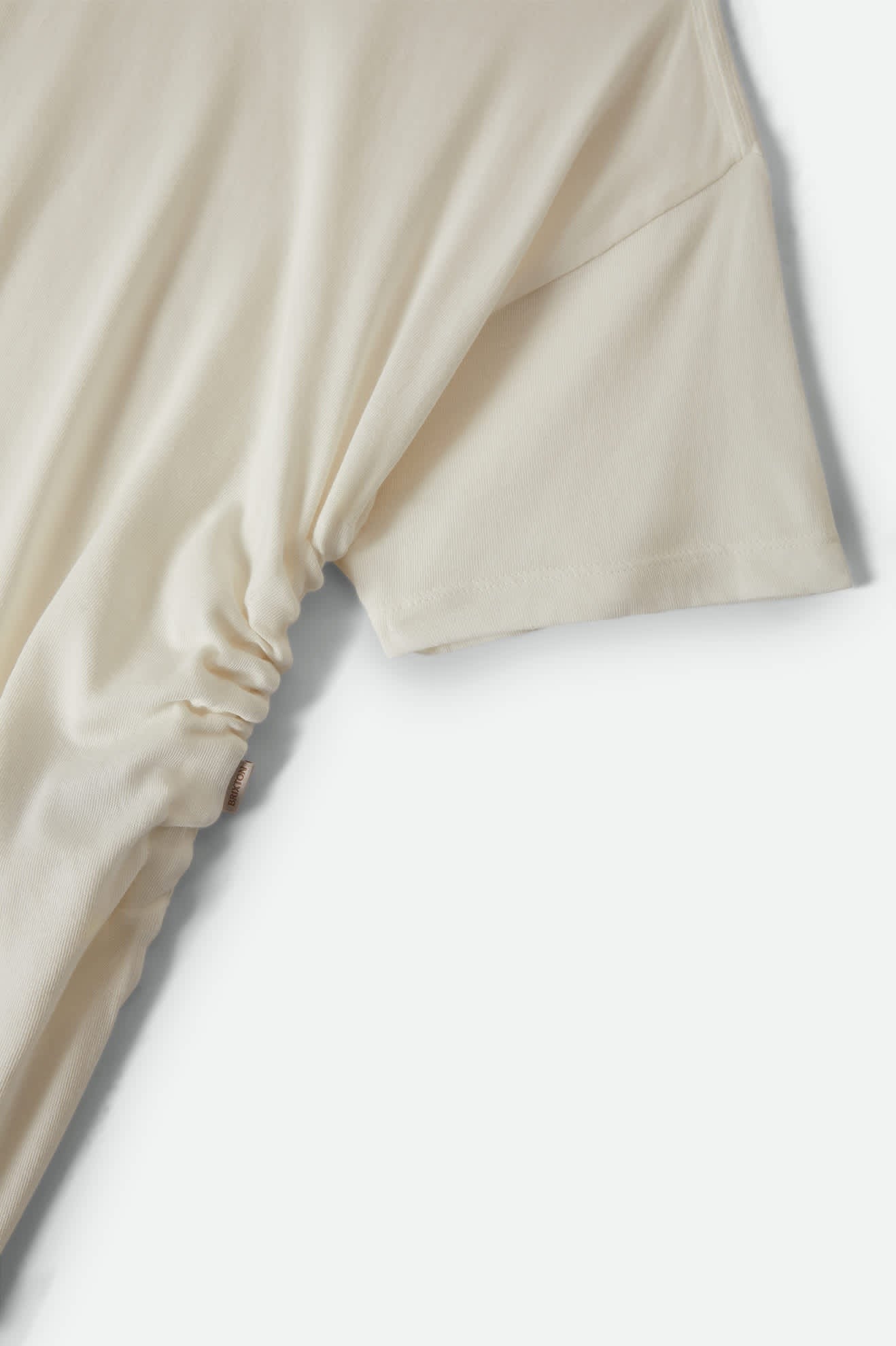 Carefree Organic Garment Dye Cinch T-Shirt - Off White