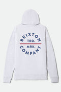 Pledge Hoodie - Heather Grey/Blue/Red