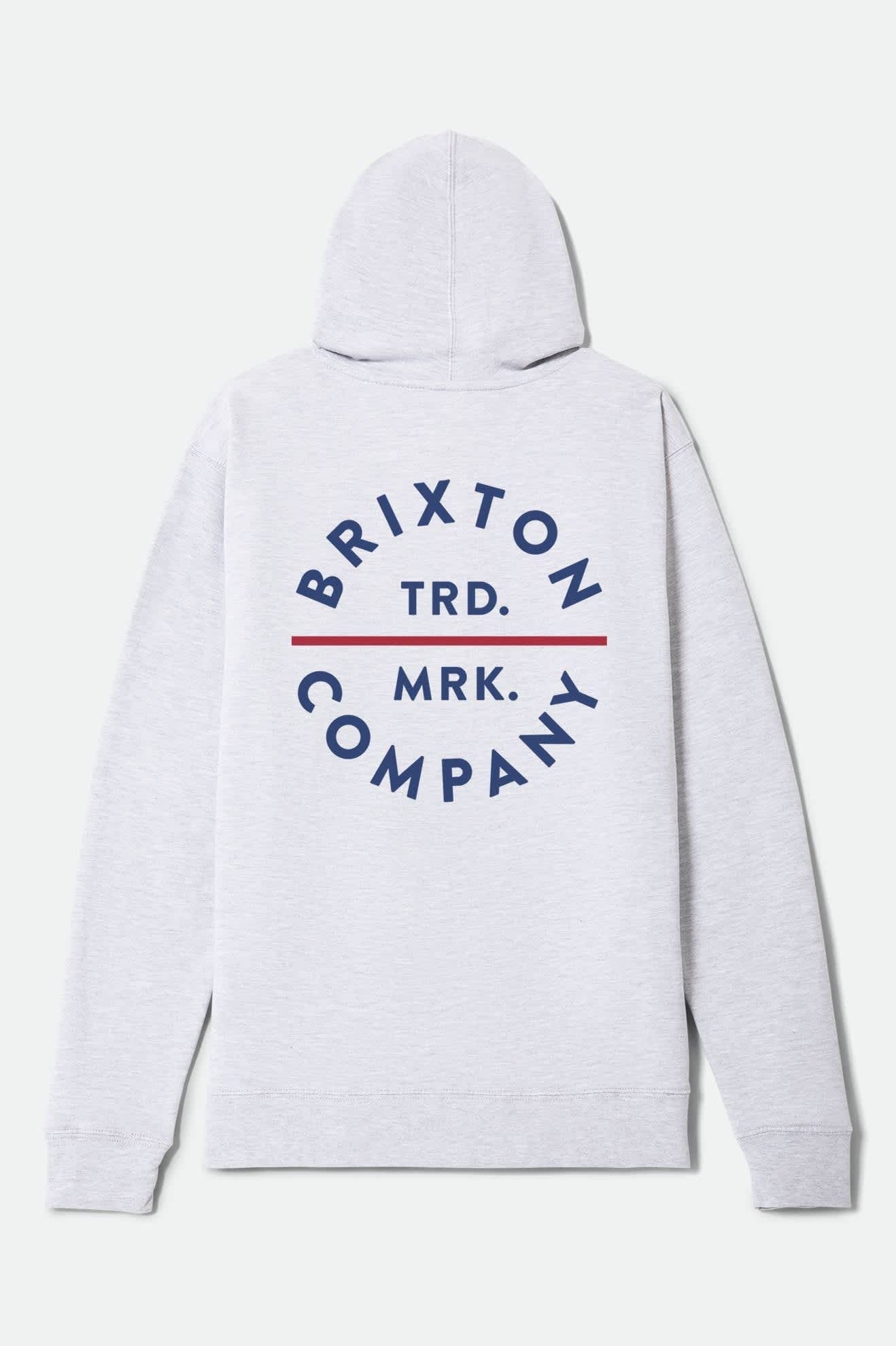 Pledge Hoodie - Heather Grey/Blue/Red