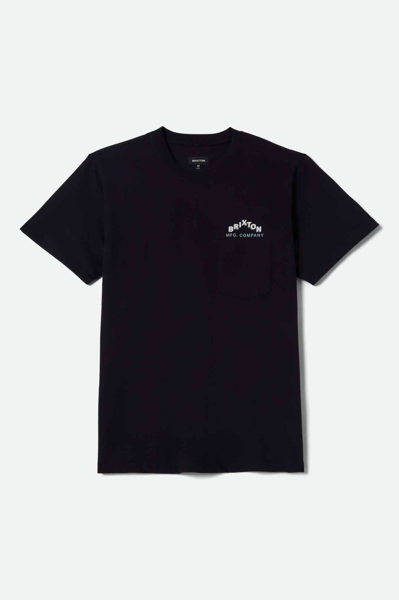 Roman Short Sleeve Pocket T-Shirt - Black