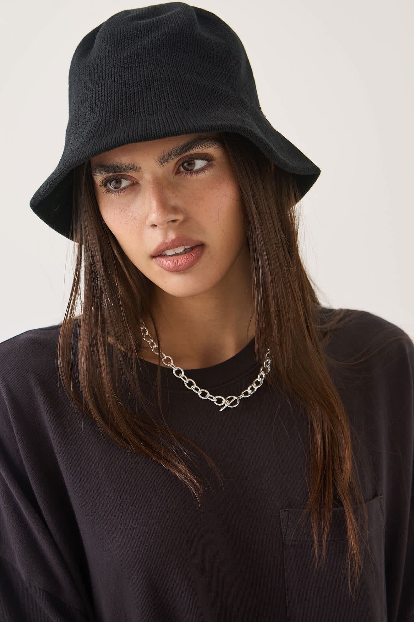 Redding Knit Packable Hat - Black/Black