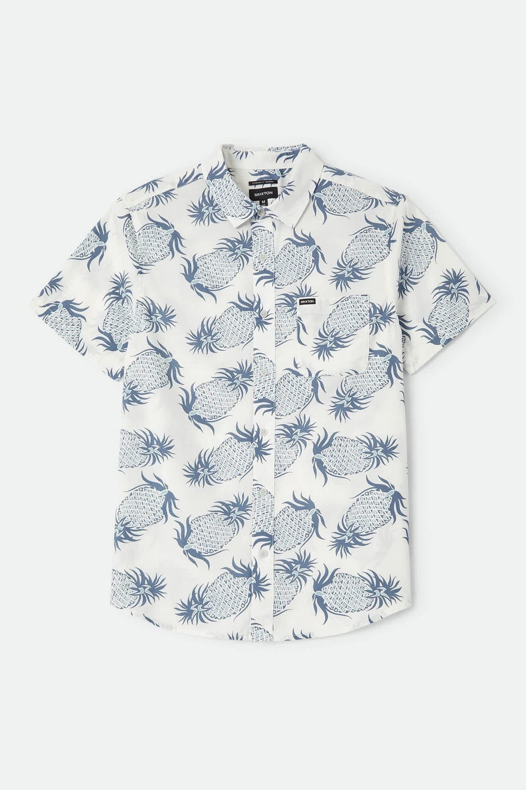 Charter Print Shirt - Off White Pineapple
