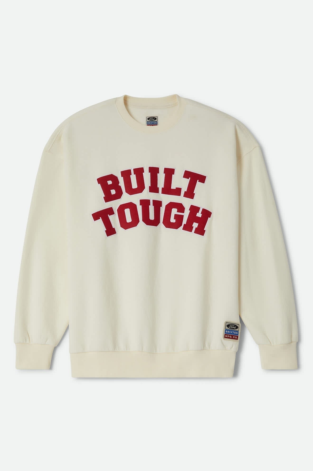Ford Built Tough Crew Fleece - Wimbledon White
