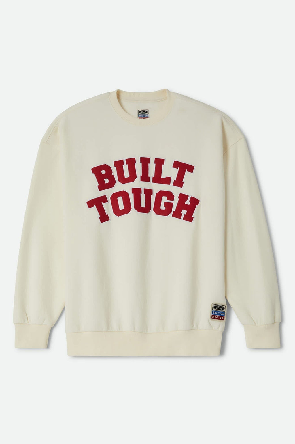 Ford Built Tough Crew Fleece - Wimbledon White
