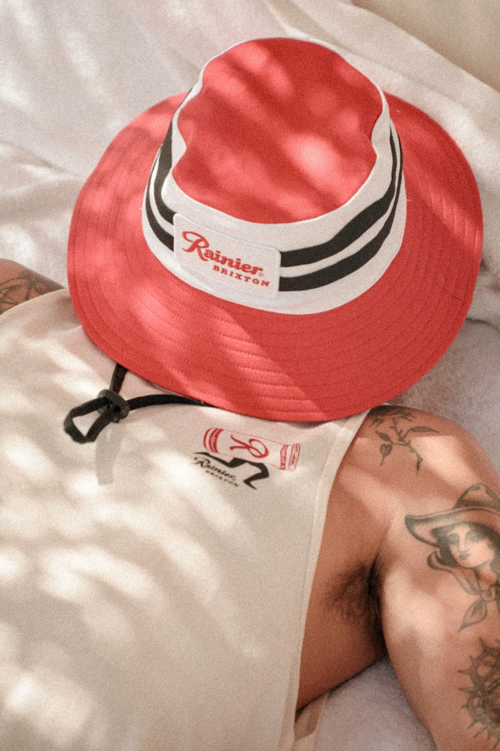 Rainier X Brixton Boonie - Natural/Red