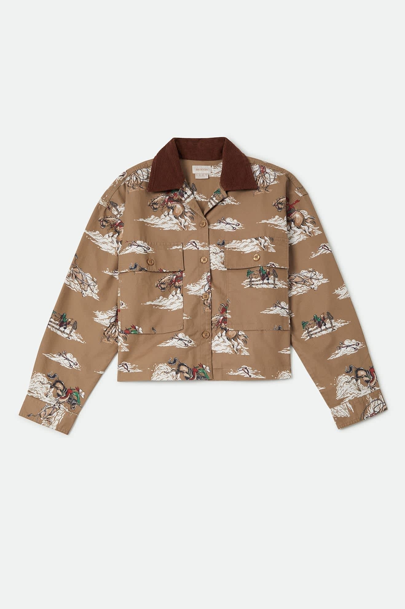Utopia Overshirt - Mid Century Cowboy Print