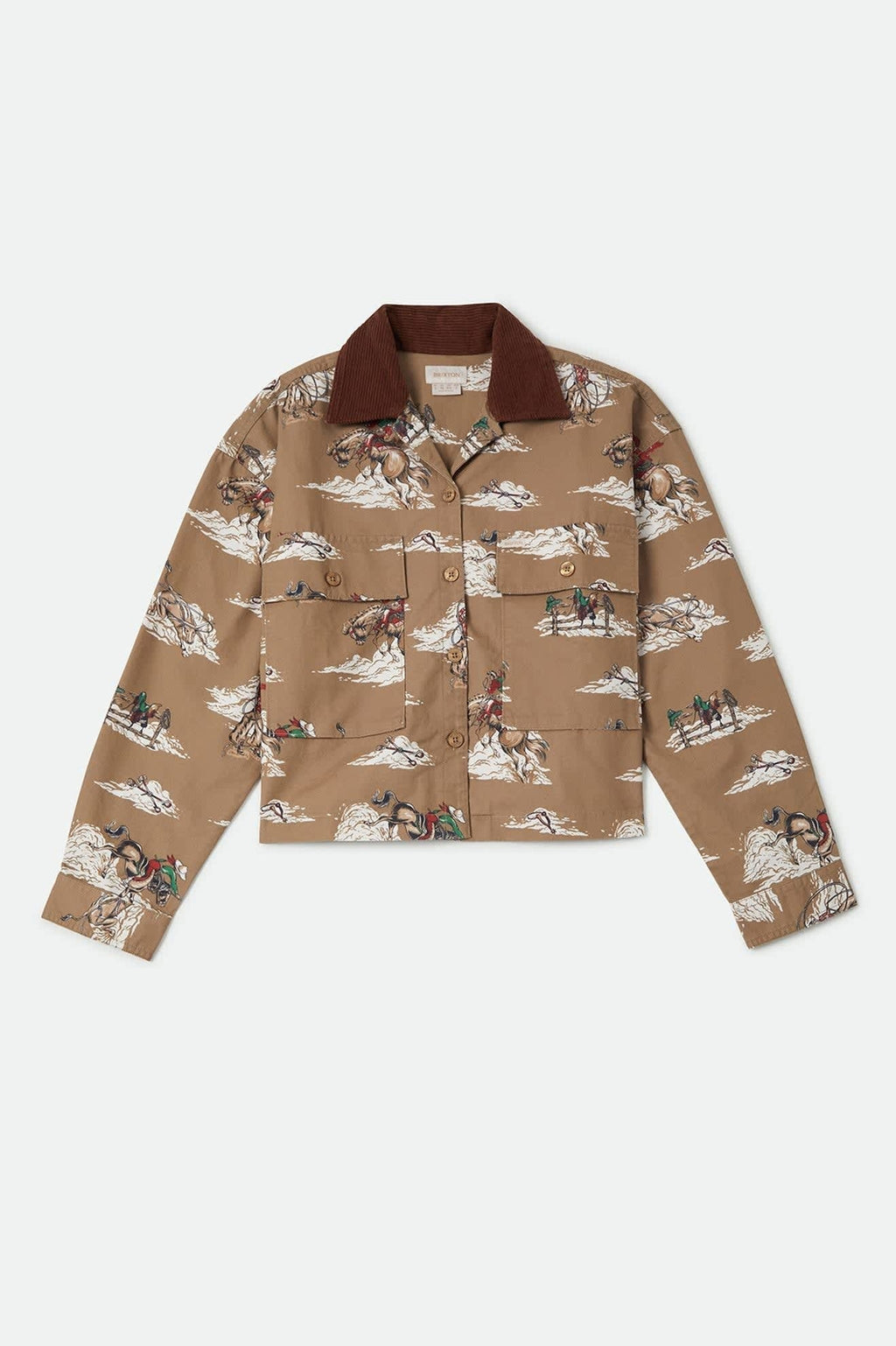 Utopia Overshirt - Mid Century Cowboy Print