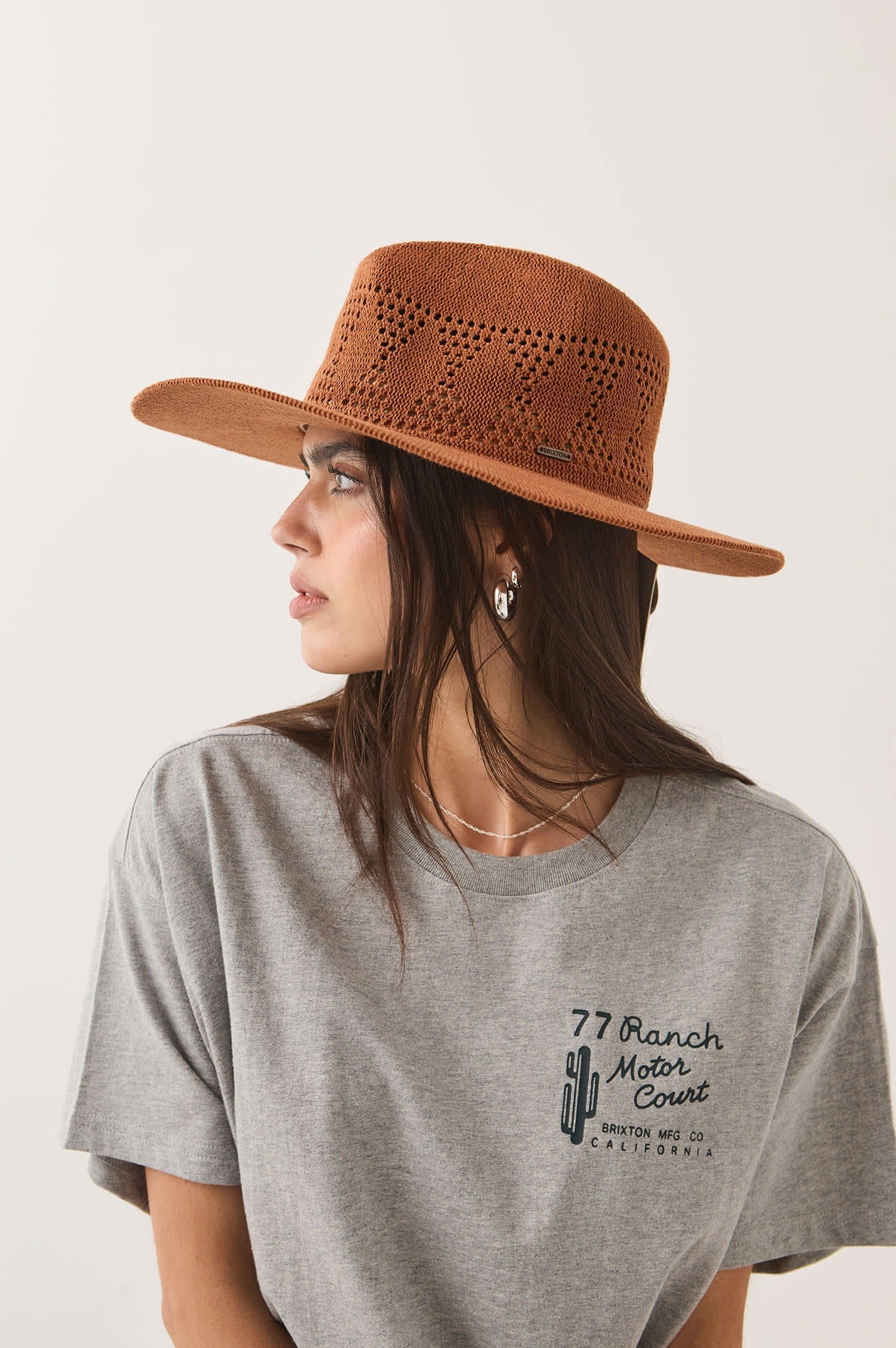 Sophia Knit Packable Hat - Caramel