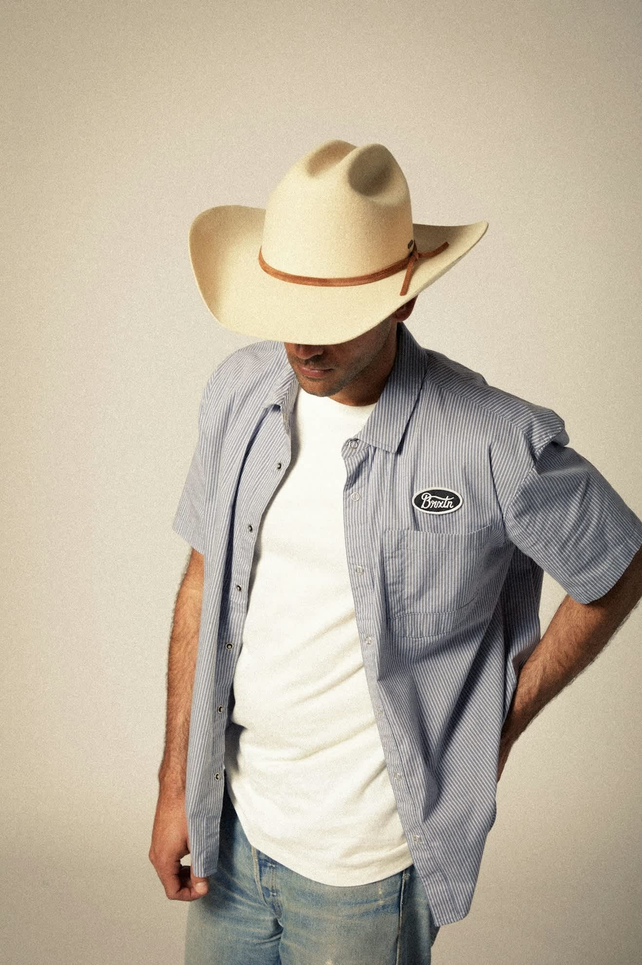 Laredo Cowboy Hat - Bone