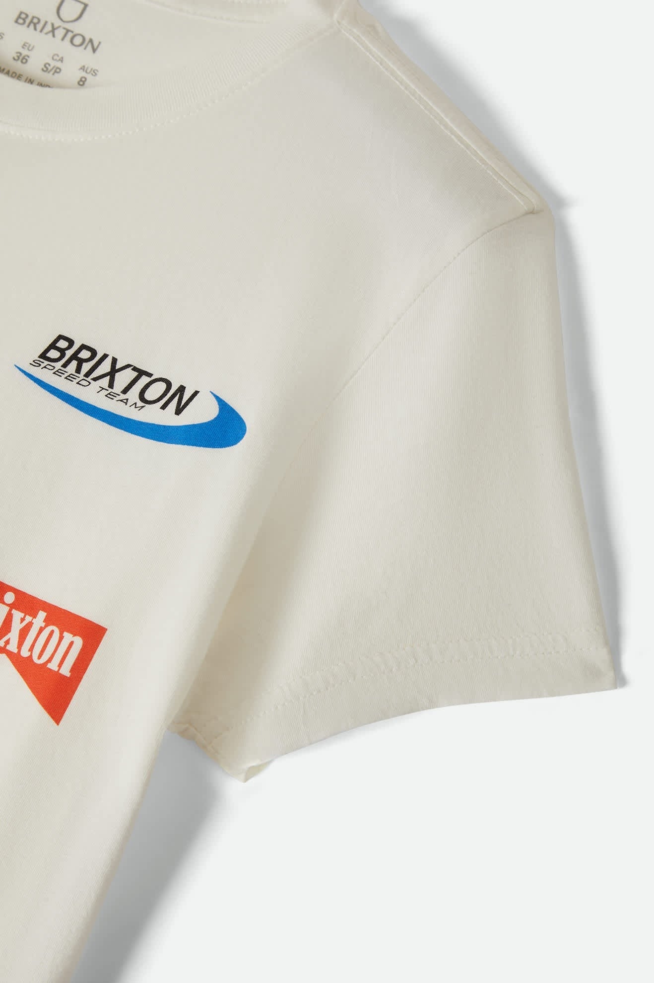 Racing Patches Crew T-Shirt - Off White