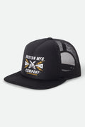 Danton Netplus Trucker Hat - Black/Black