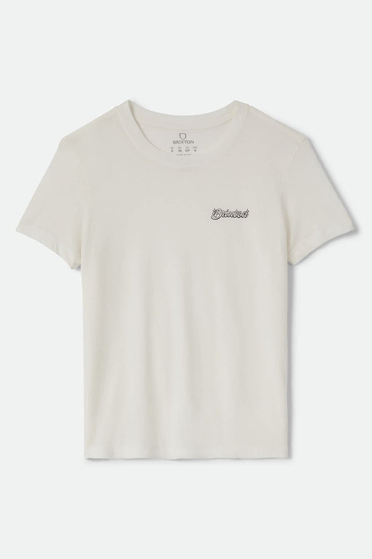 Pinned Slim Crew T-Shirt - Off White