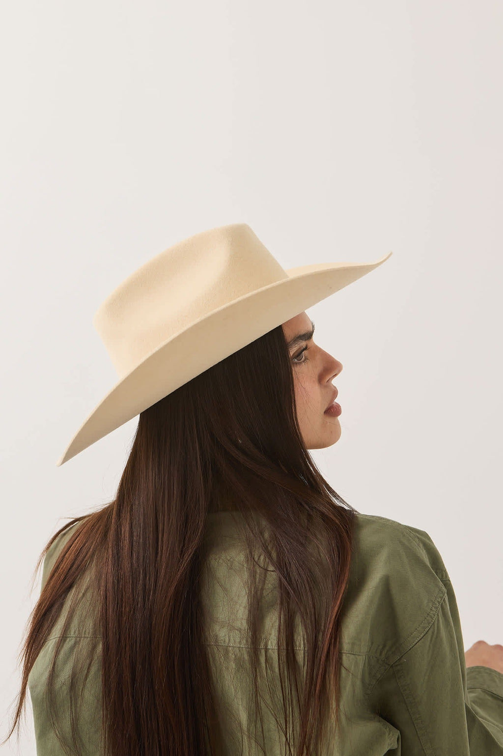 Prescott Brick Top Cowboy Hat - Wax Paper