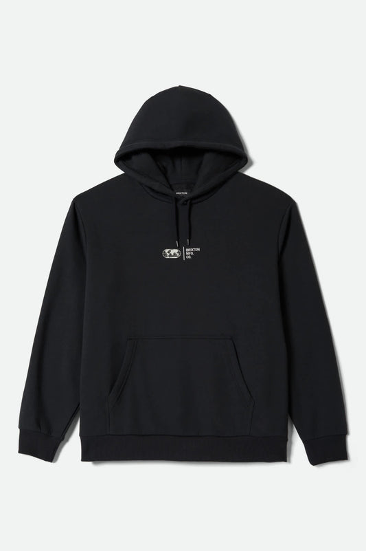 Union Relaxed Hoodie - Black
