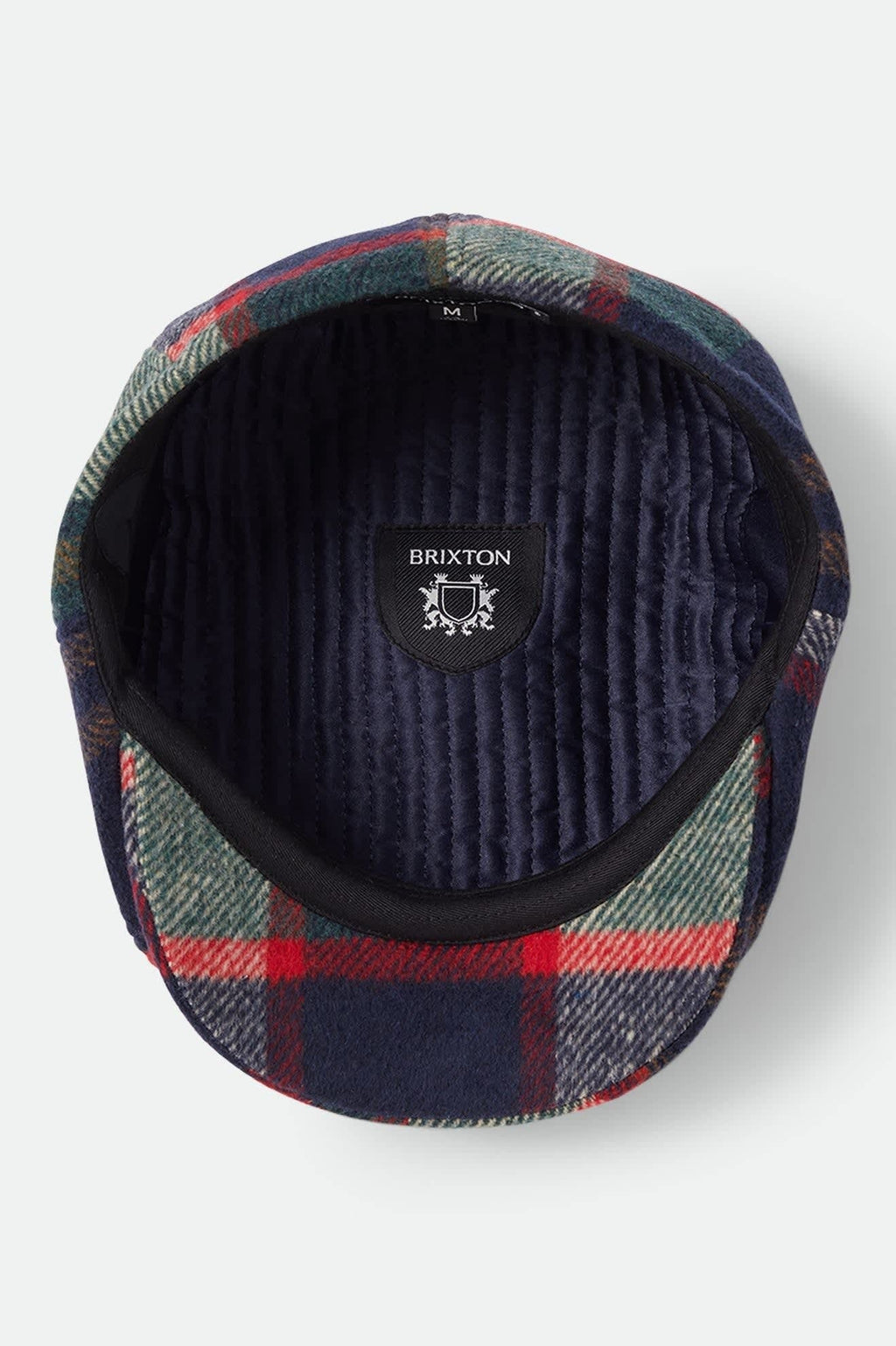 Brood Newsboy Cap - Navy/Green/Red/Cream
