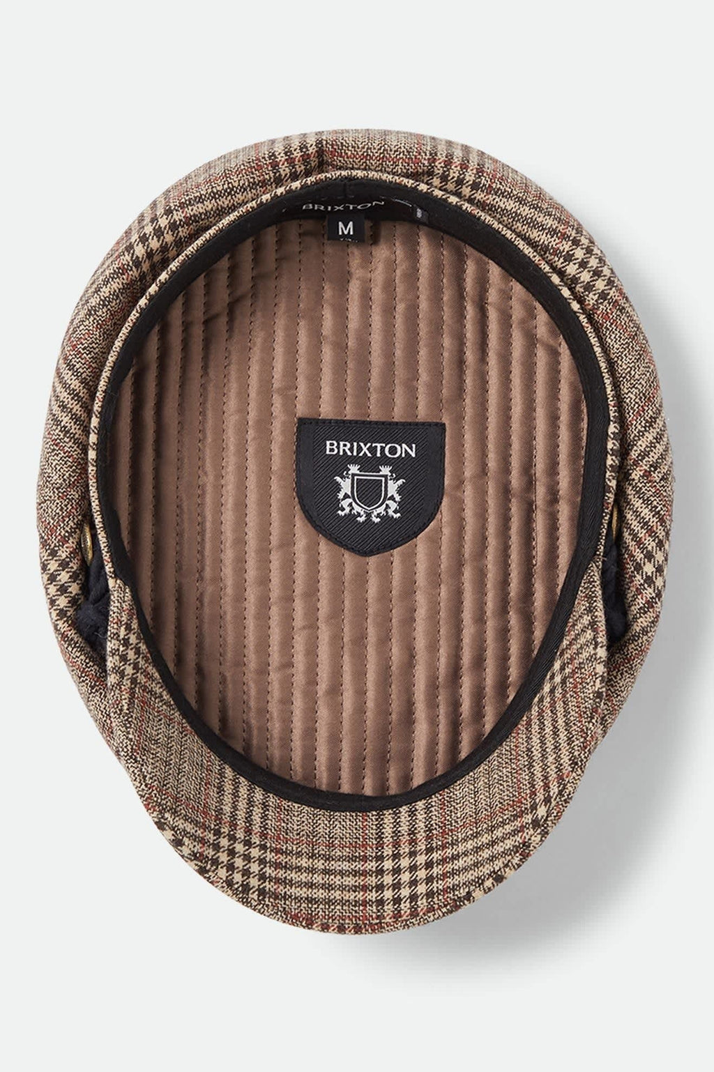 Fiddler Fisherman Cap - Brown/Tan/Red Plaid