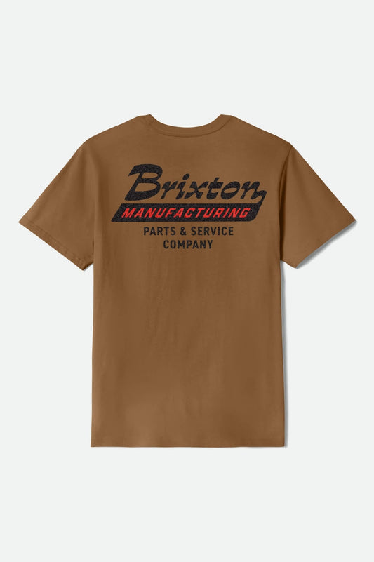 Township Short Sleeve Tailored T-Shirt - Washed Copper