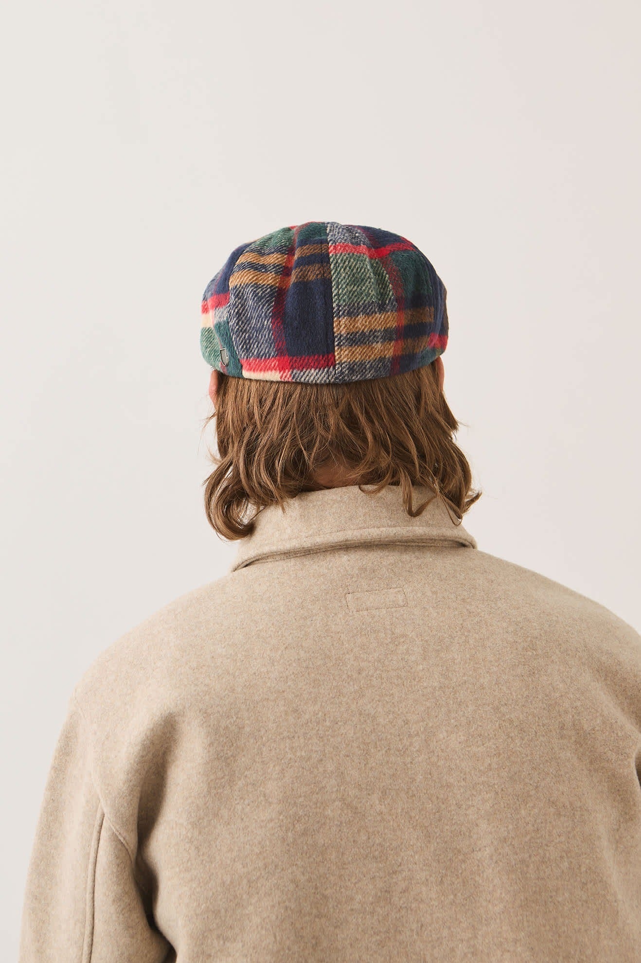 Brood Newsboy Cap - Navy/Green/Red/Cream