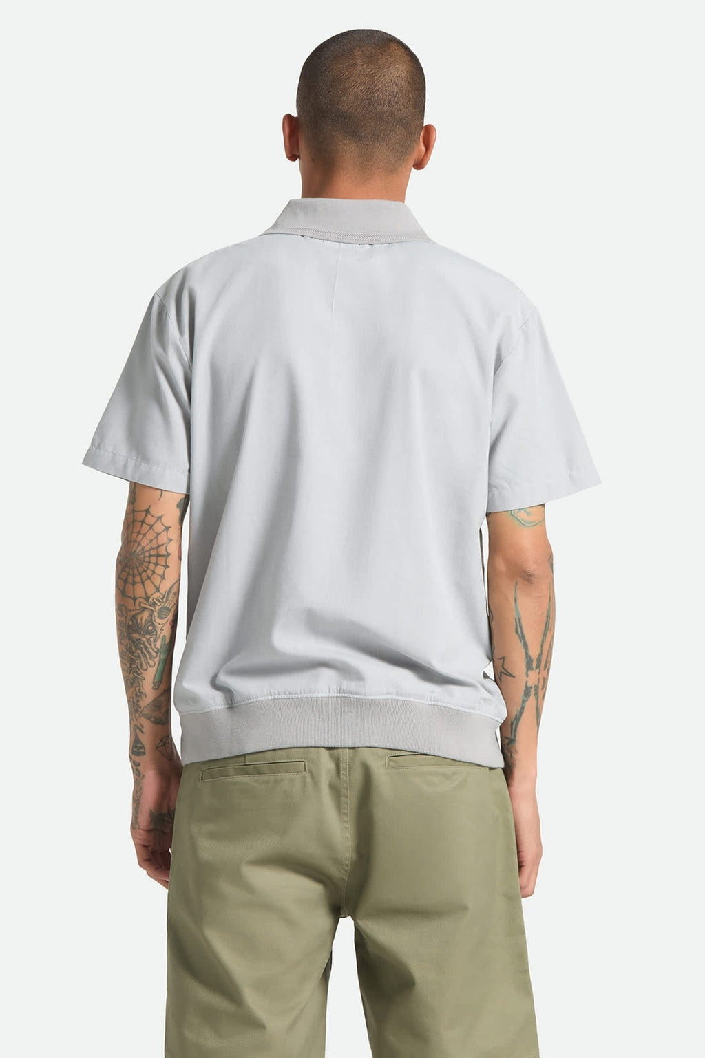 Trolly Jacquard Weekend Short Sleeve Polo - Blue Aura