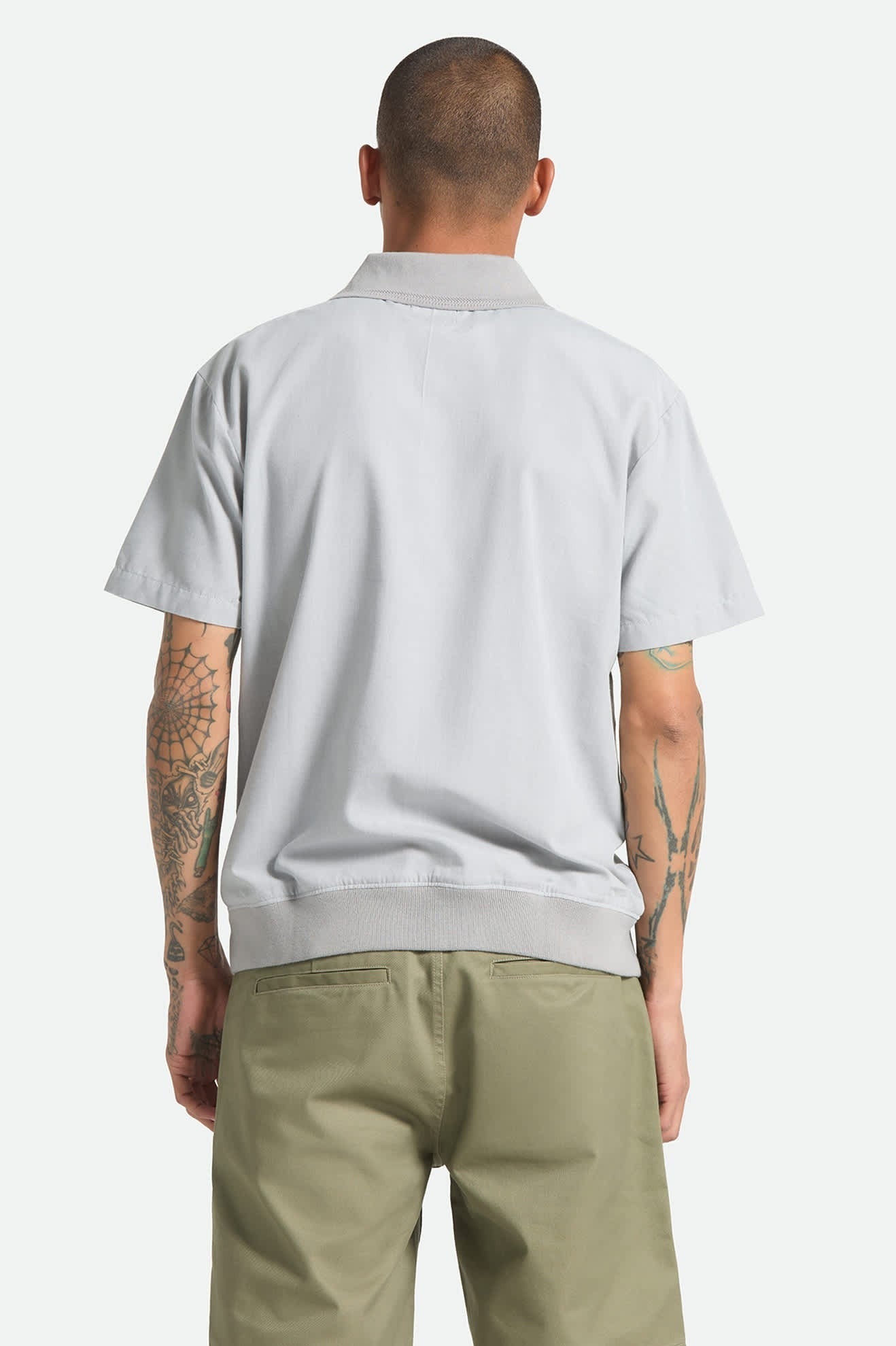 Trolly Jacquard Weekend Short Sleeve Polo - Blue Aura