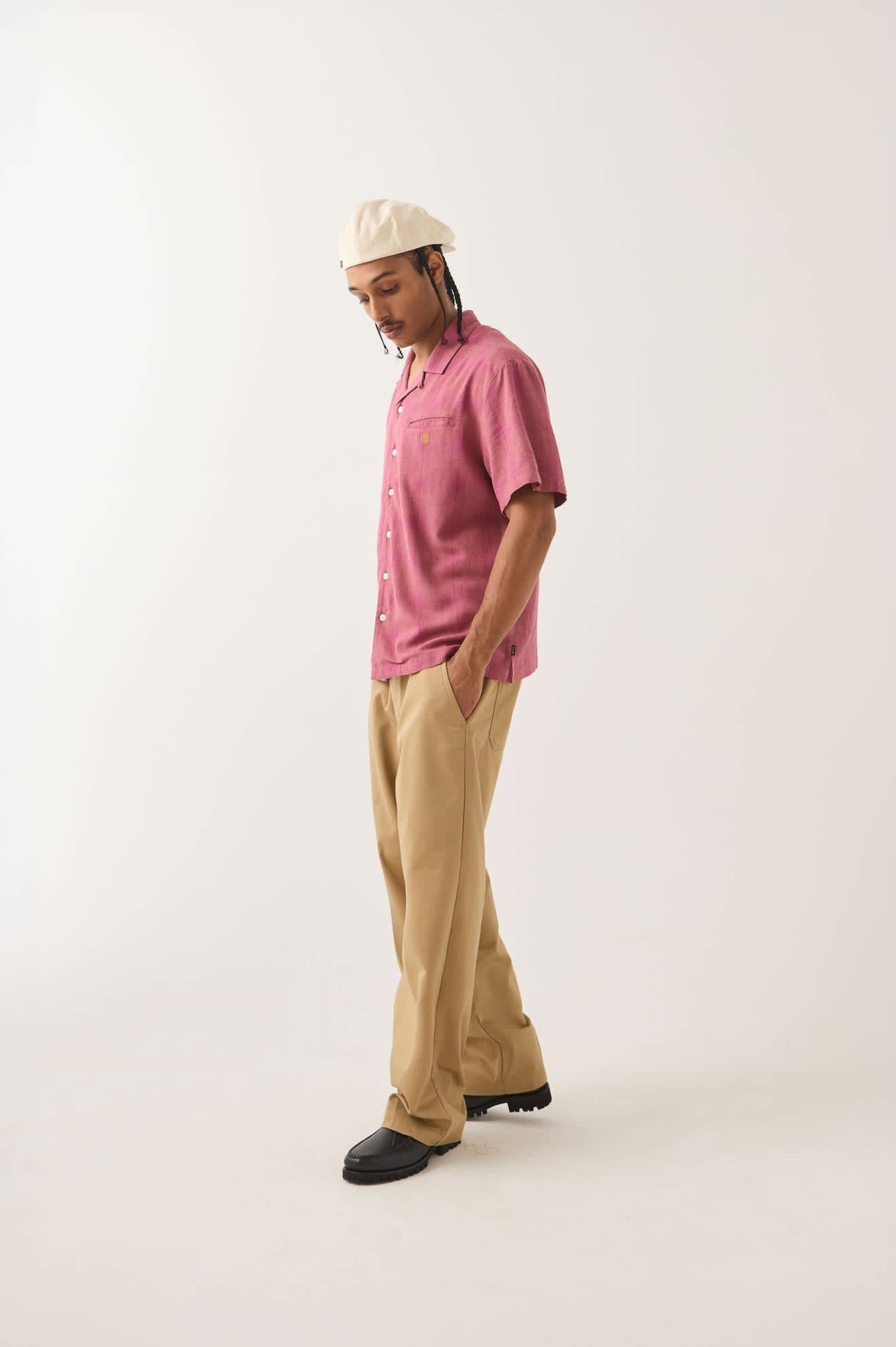 Century Shirt - Pink Shadow Plaid