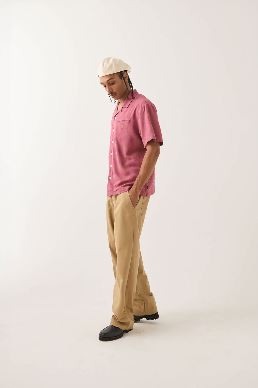Century Shirt - Pink Shadow Plaid