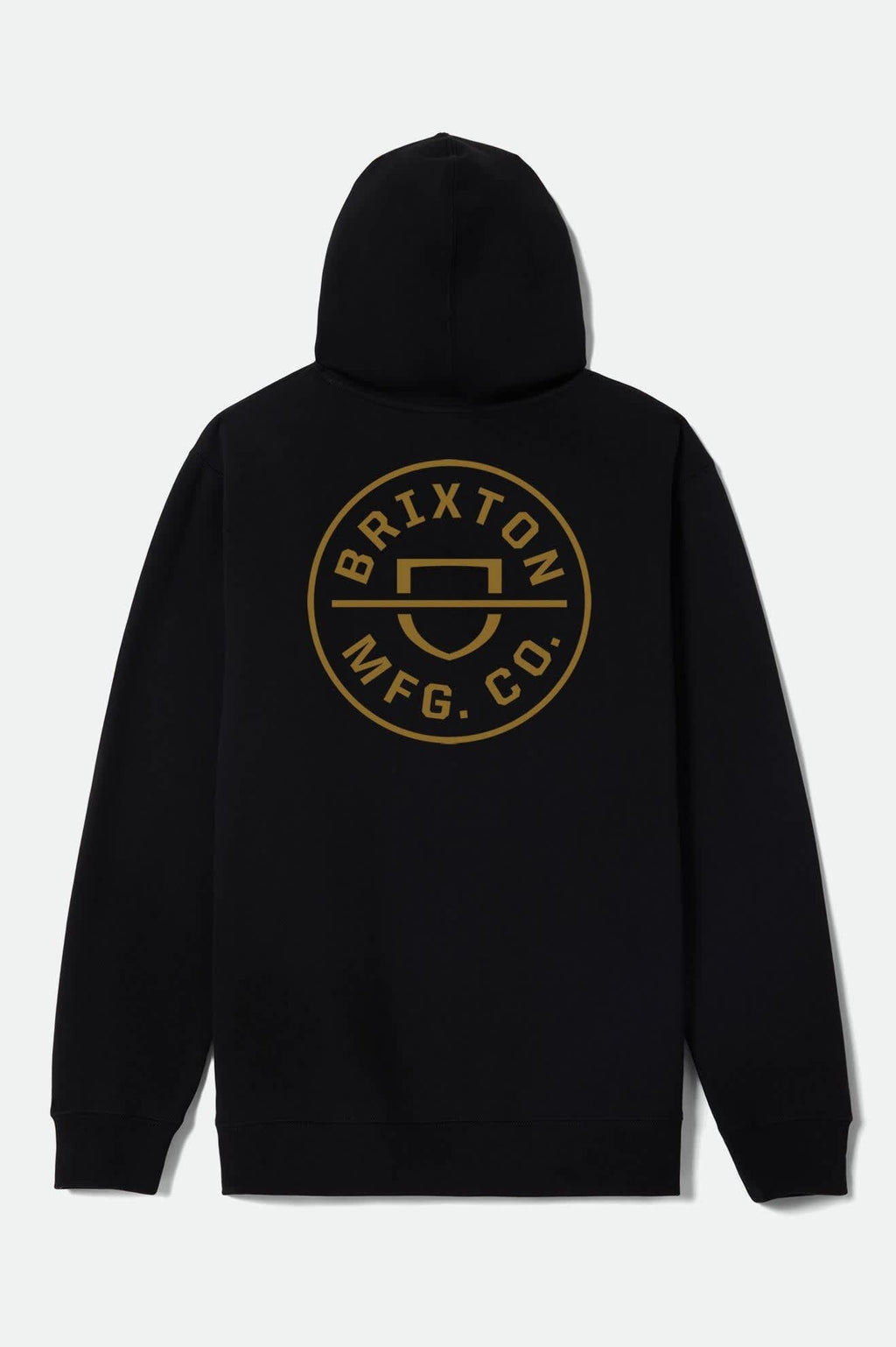 Crest Hoodie - Black/Bronze