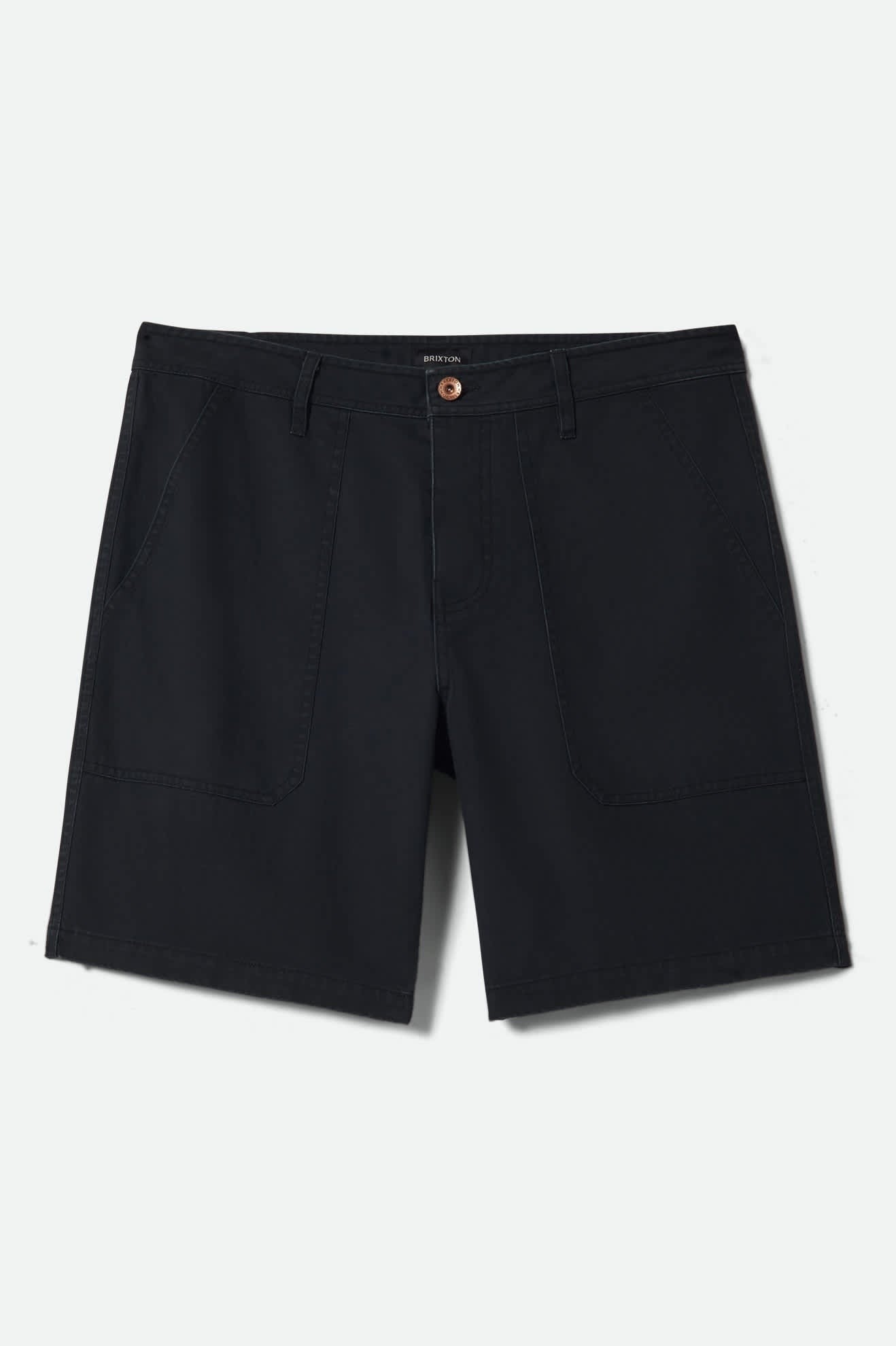 Surplus Vintage Wash Herringbone Short - Washed Black