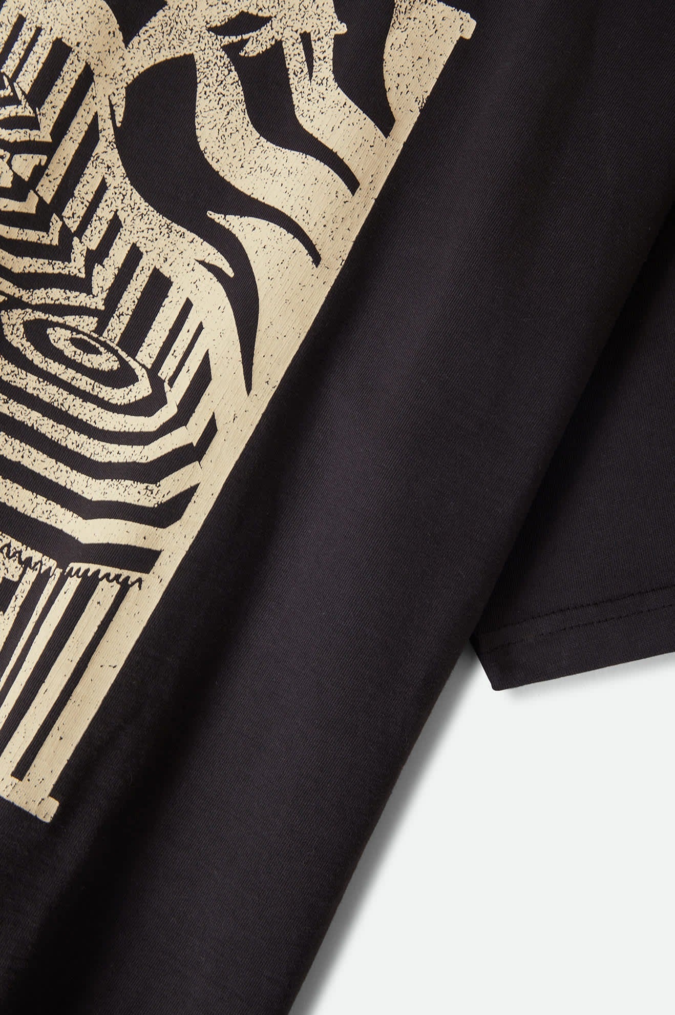 Poolside Boxy Crew T-Shirt - Washed Black