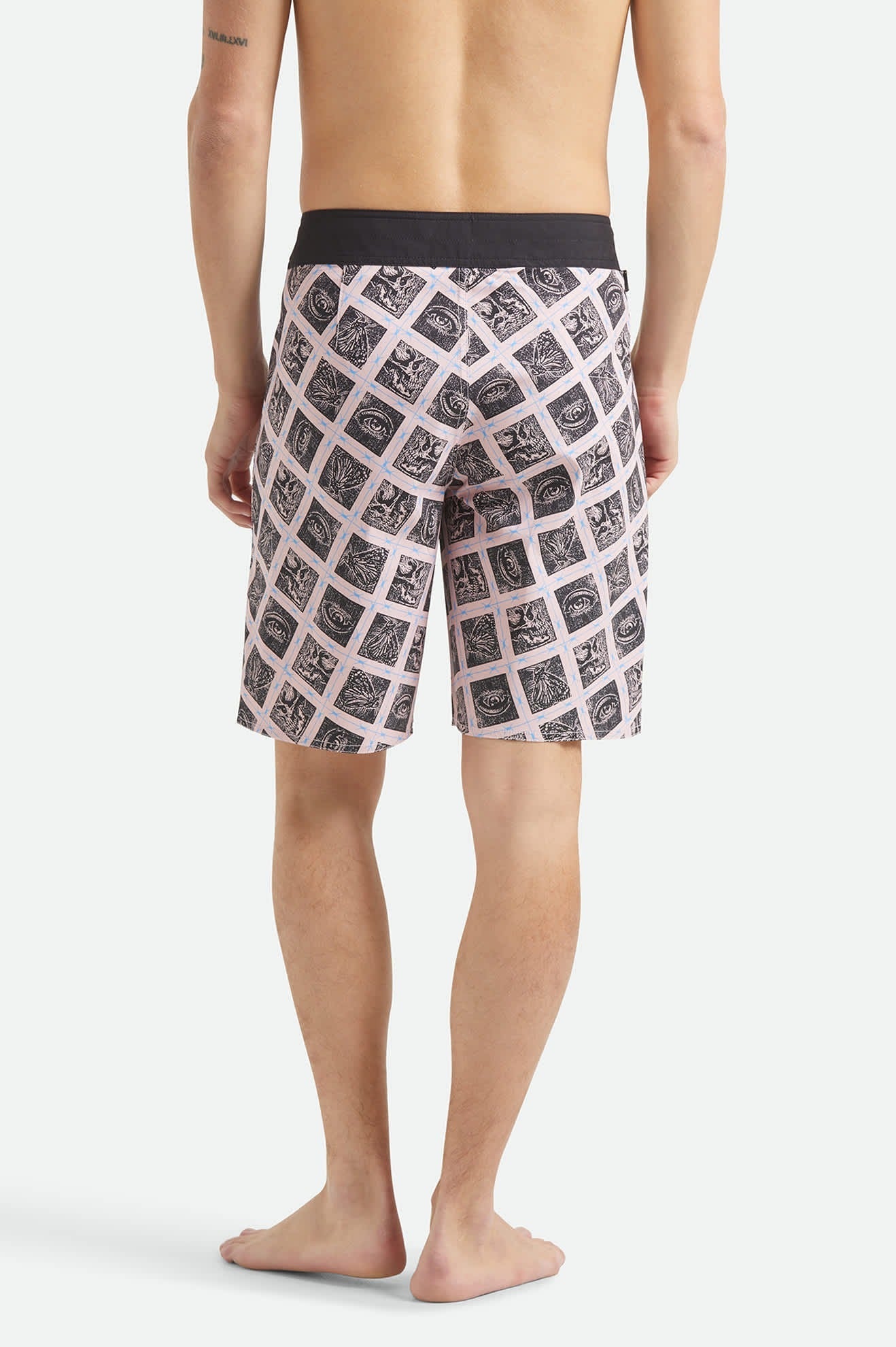 Blitz Boardshort 19" - Silver Pink/Black