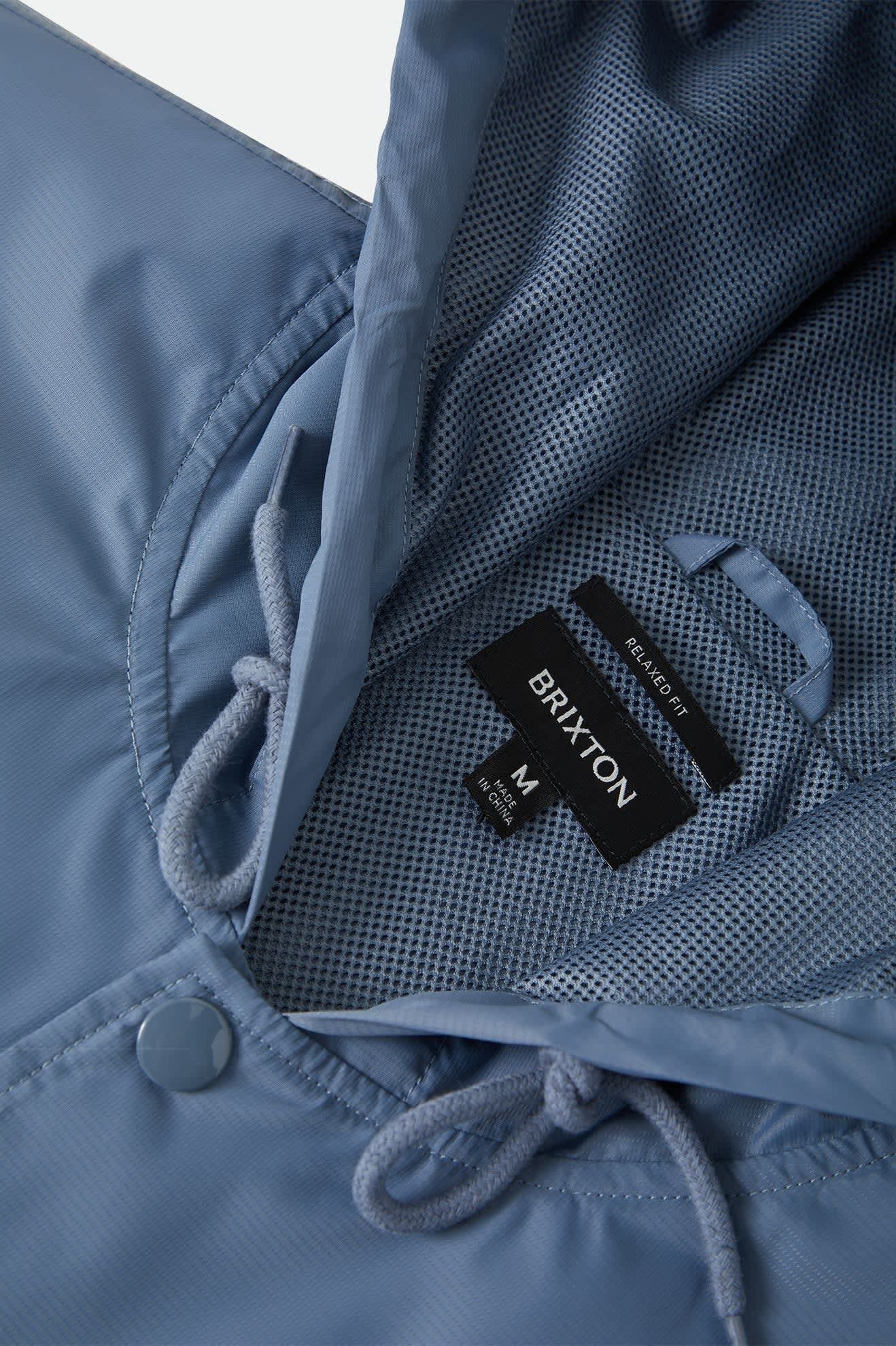 Hooded Claxton Lightweight Jacket - Slate Blue