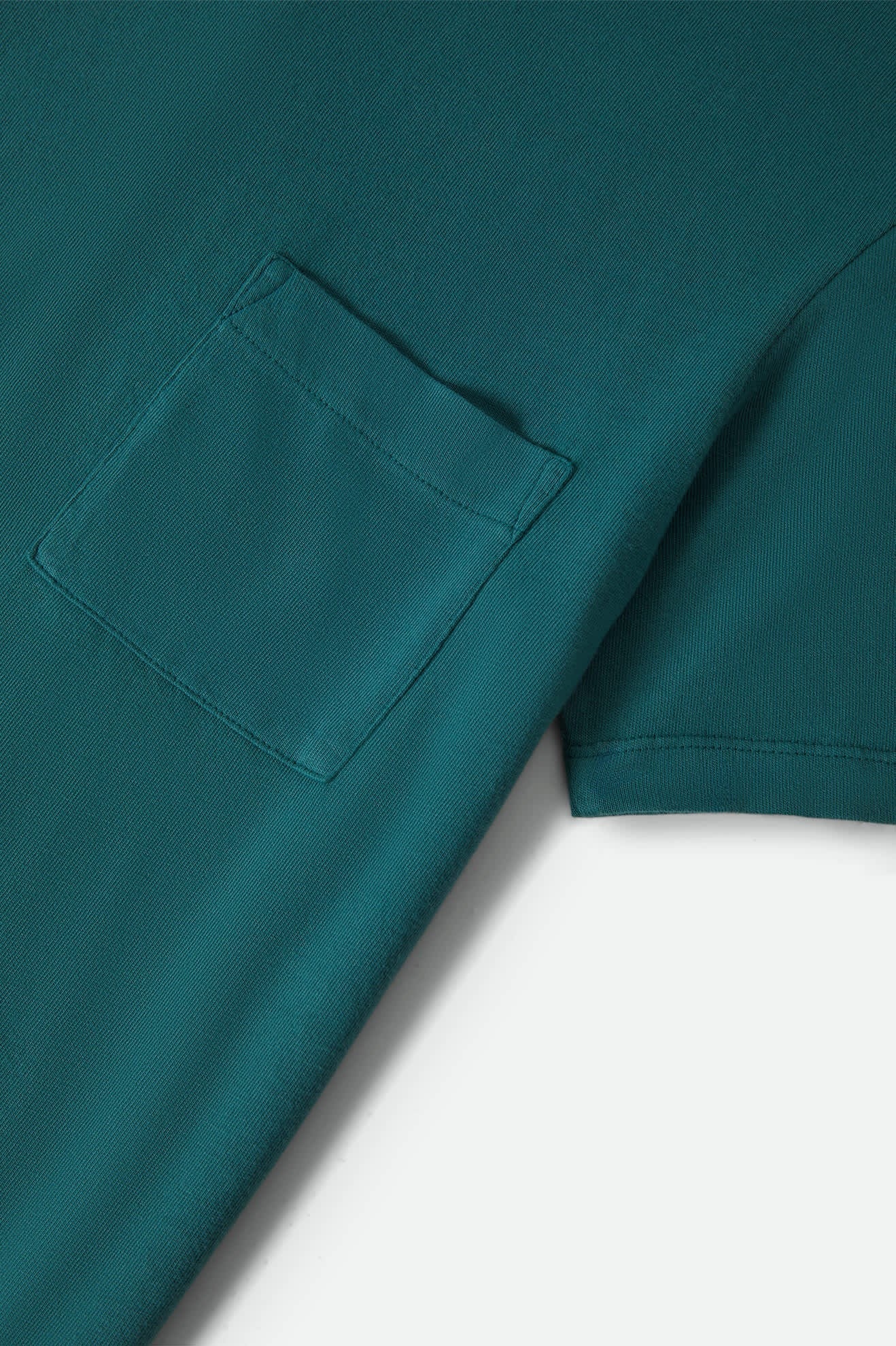 Carefree Organic Garment Dye Perfect T-Shirt - Washed Mediterranean Teal