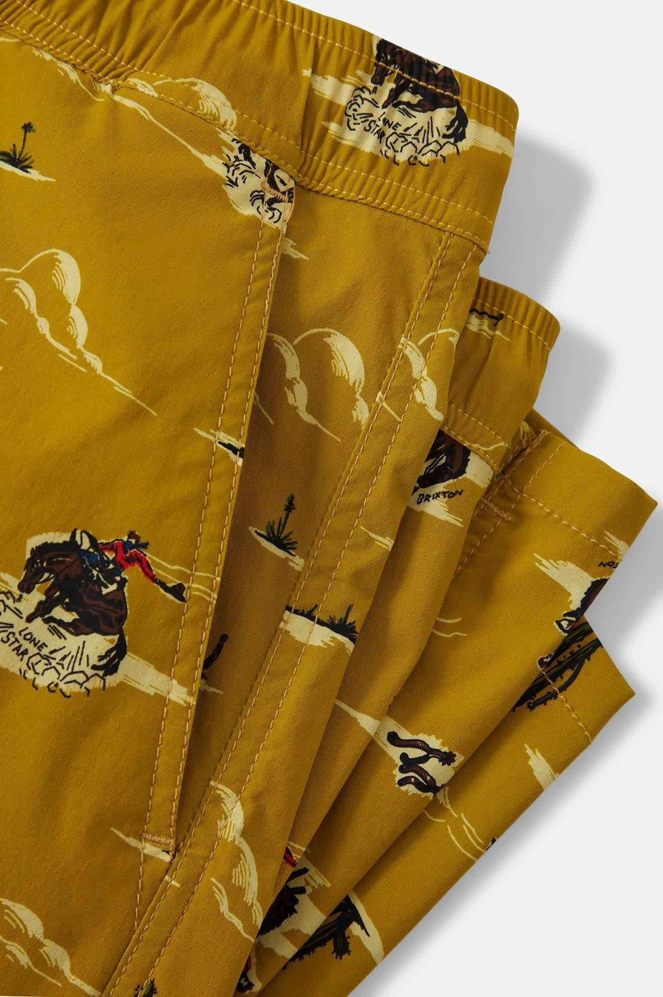 Everyday Stretch Hybrid Short 7" - Texas Gold Lone Star