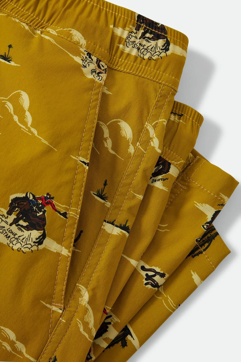 Everyday Stretch Hybrid Short 7" - Texas Gold Lone Star