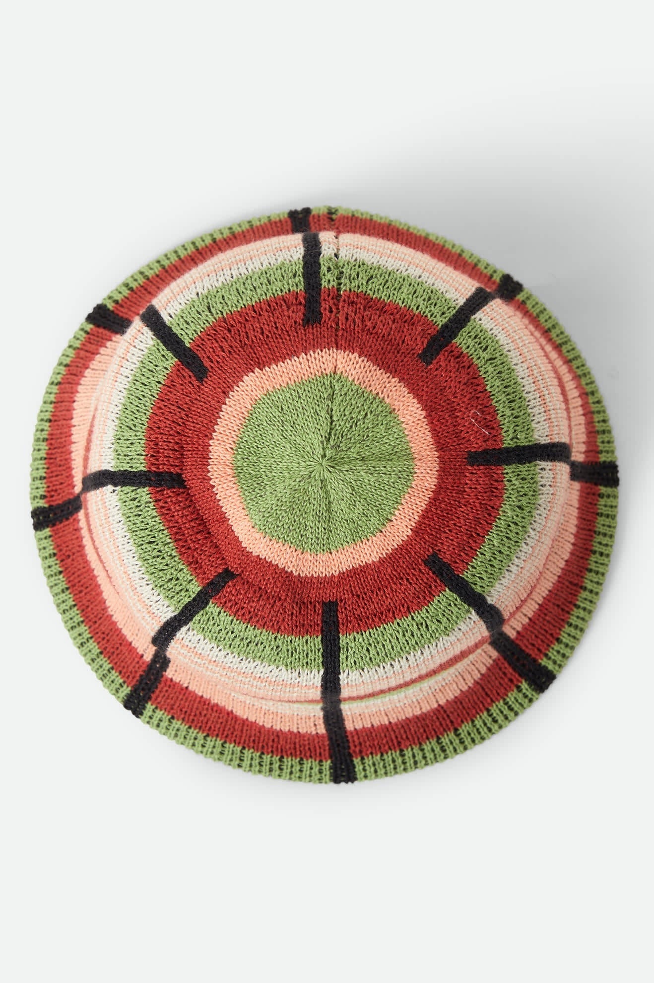 Redding Knit Packable Hat - Peach Cobbler Multi Stripe