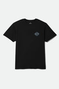 Lowry Standard T-Shirt - Black Worn Wash