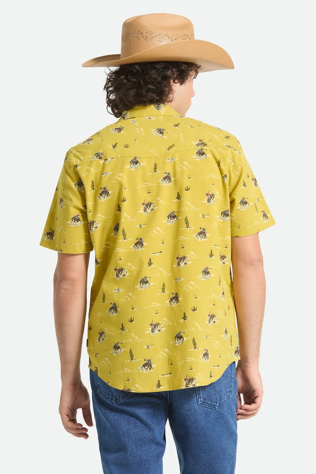 Lone Star X Brixton Short Sleeve Shirt - Texas Gold