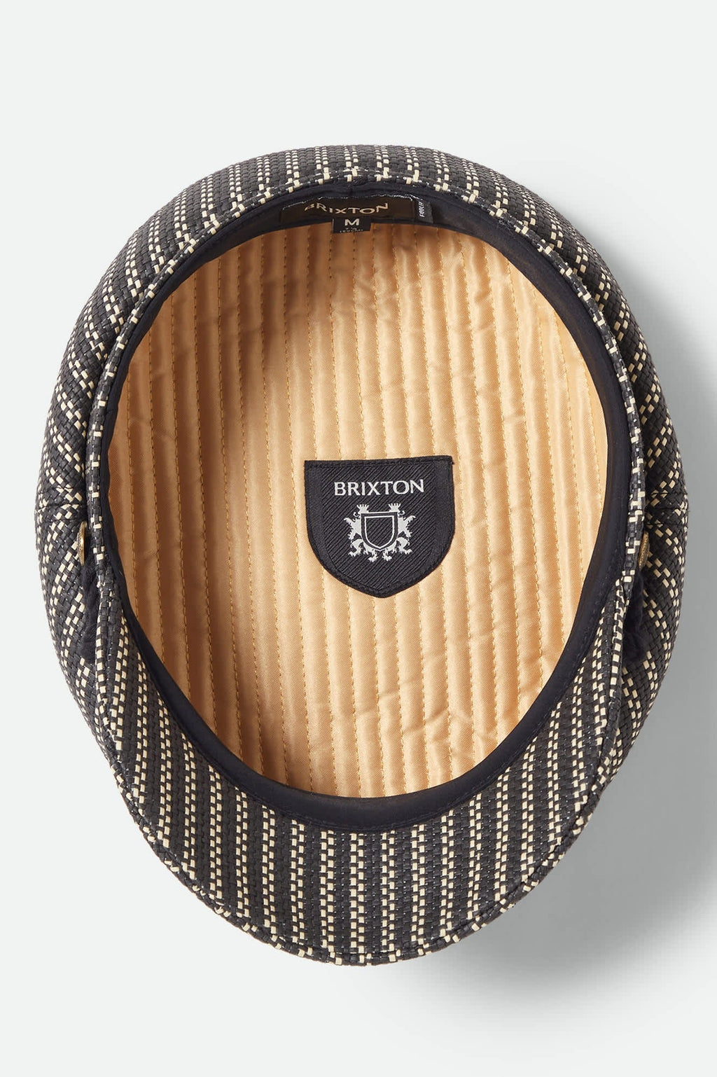 Fiddler Lightweight Fisherman Cap - Black/Natural Straw