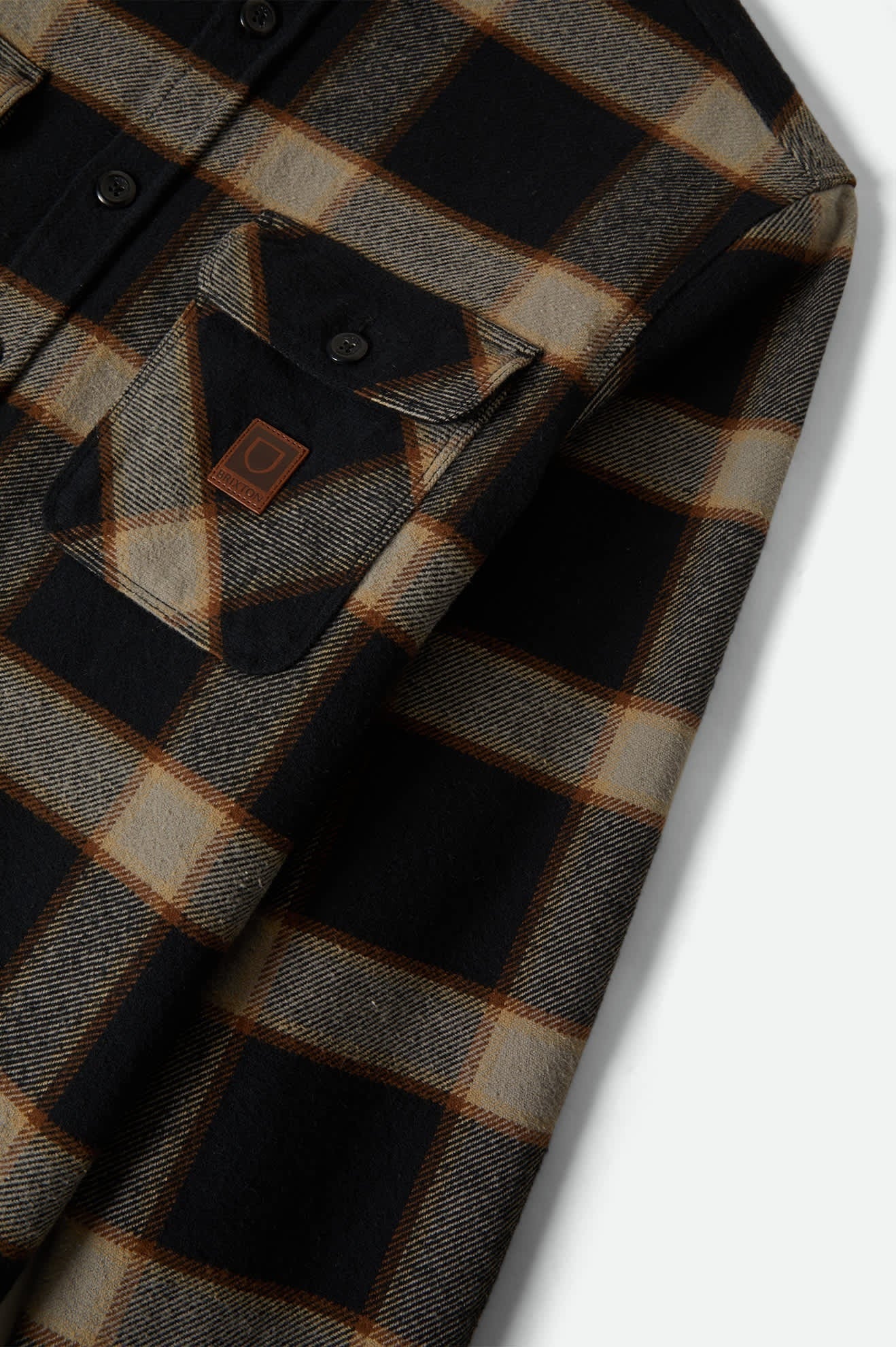 Bowery Heavyweight Flannel - Black/Cream