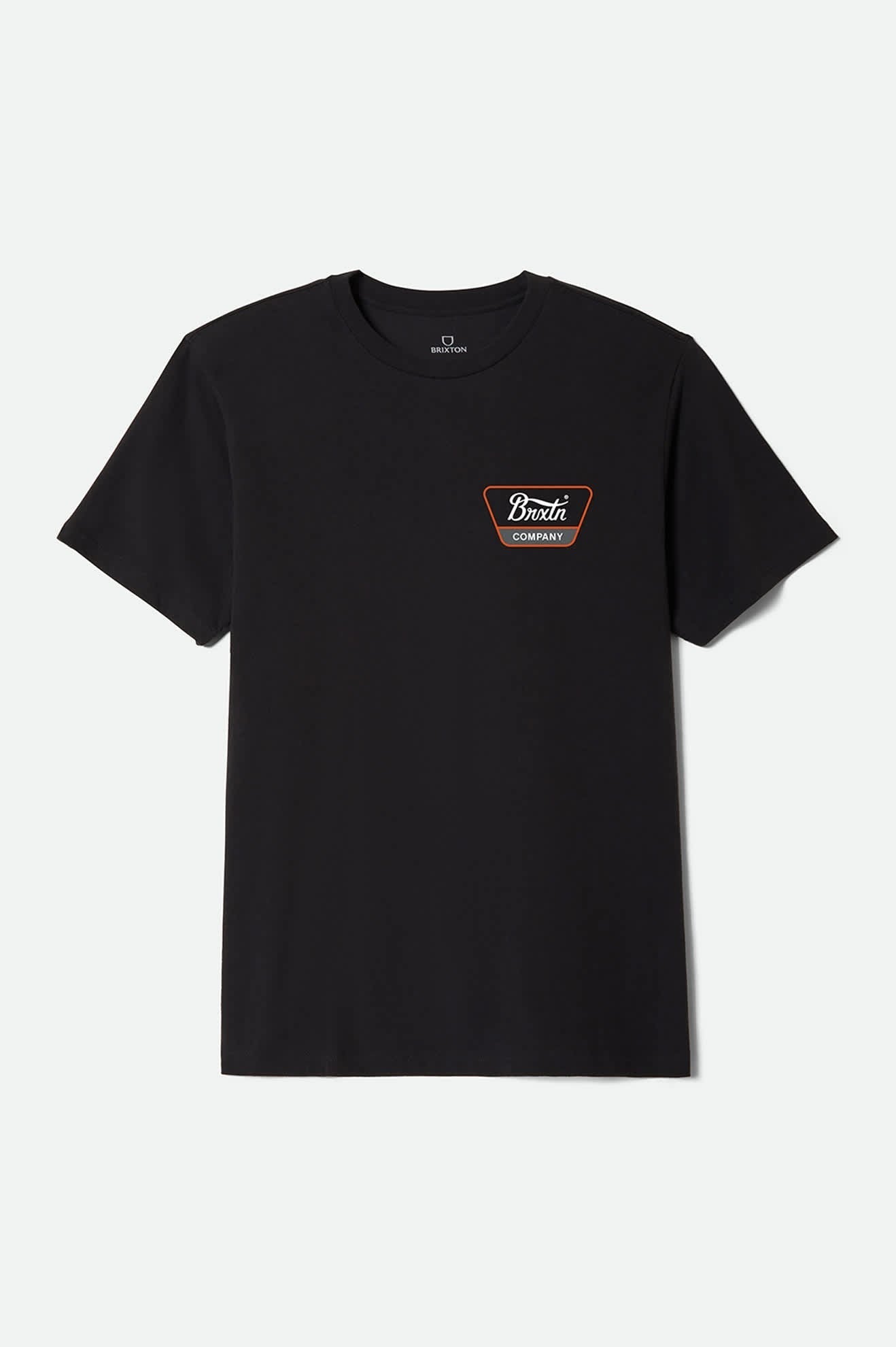 Linwood Short Sleeve Standard T-Shirt - Black/White/Classic Orange