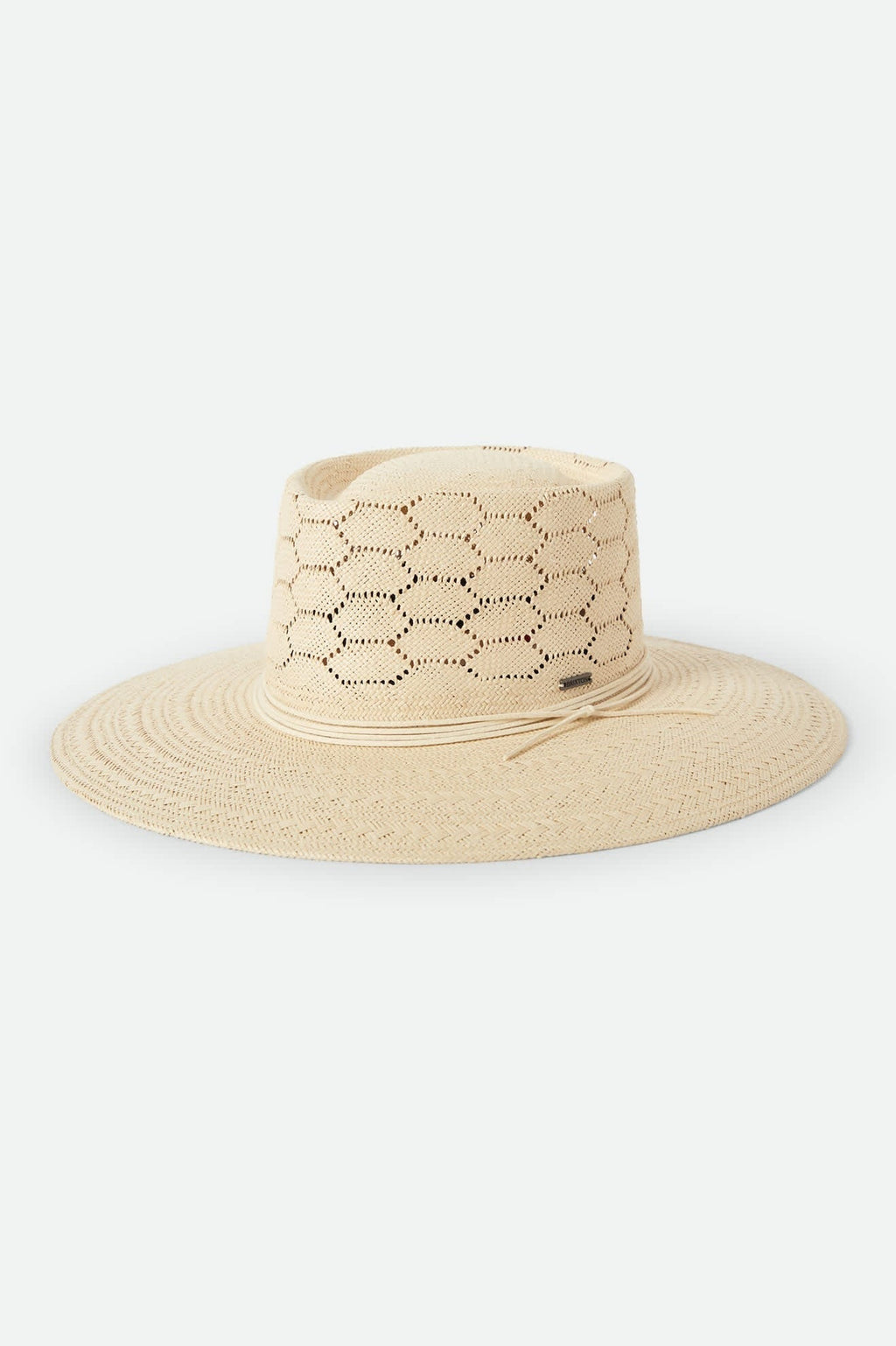 Porto Straw Fedora - Natural