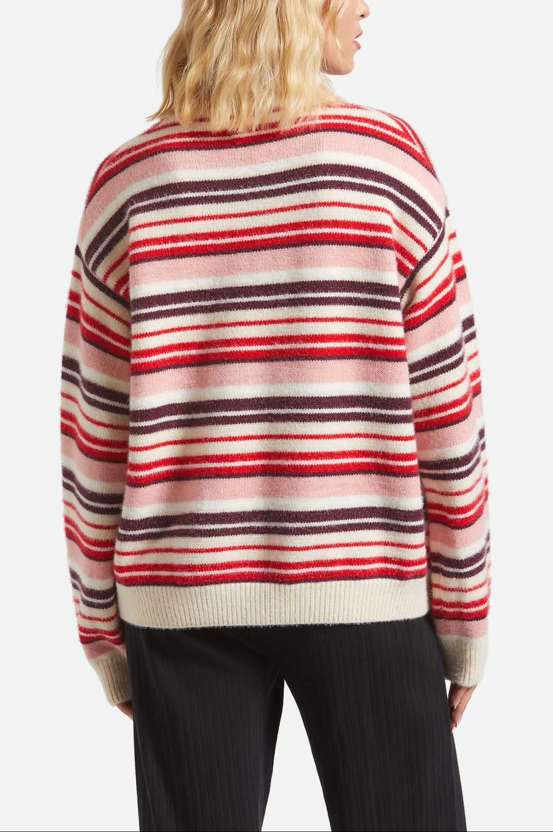Cozy Crew Sweater - Multi Stripe