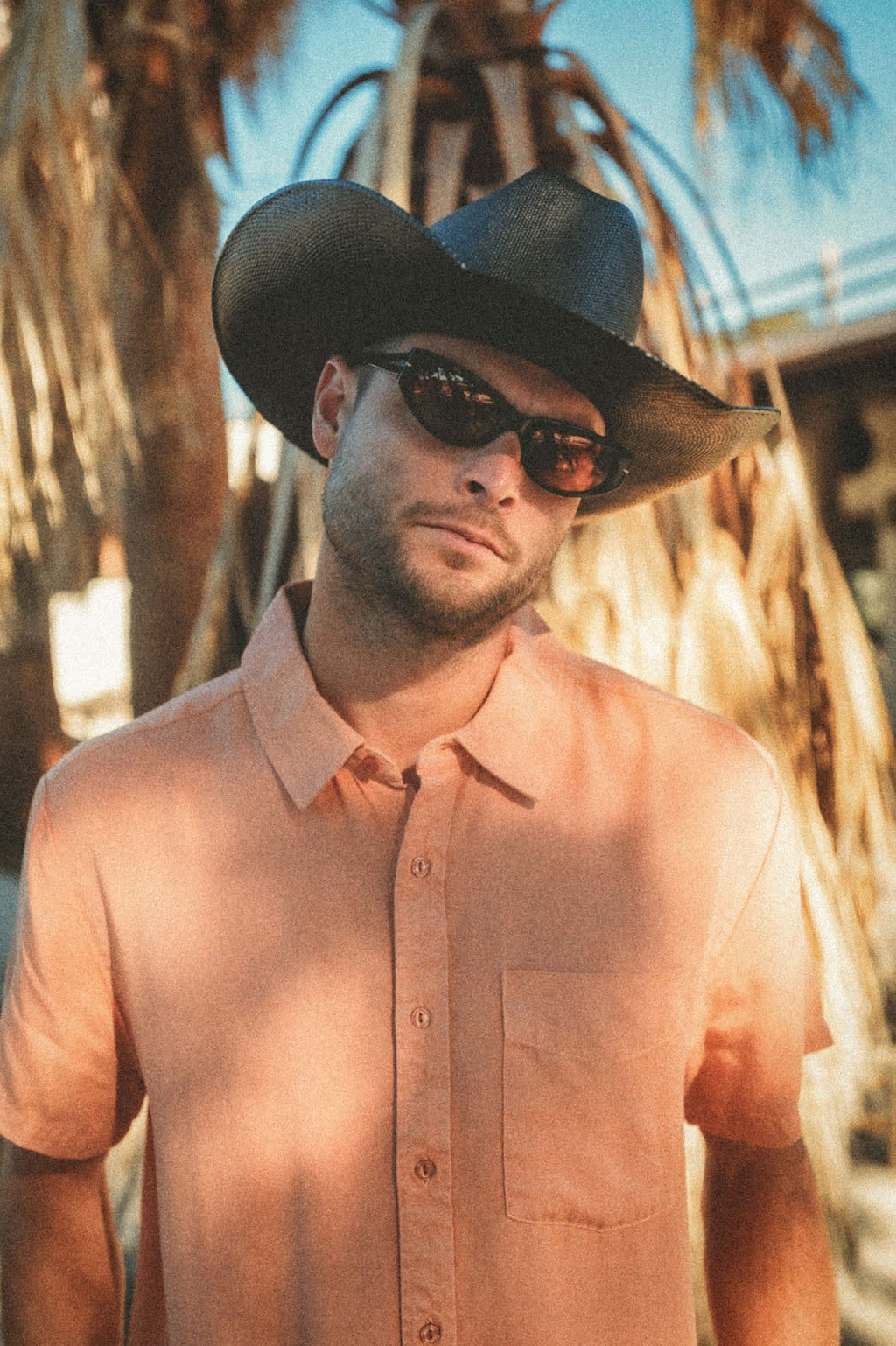 Laredo Straw Cowboy Hat - Black