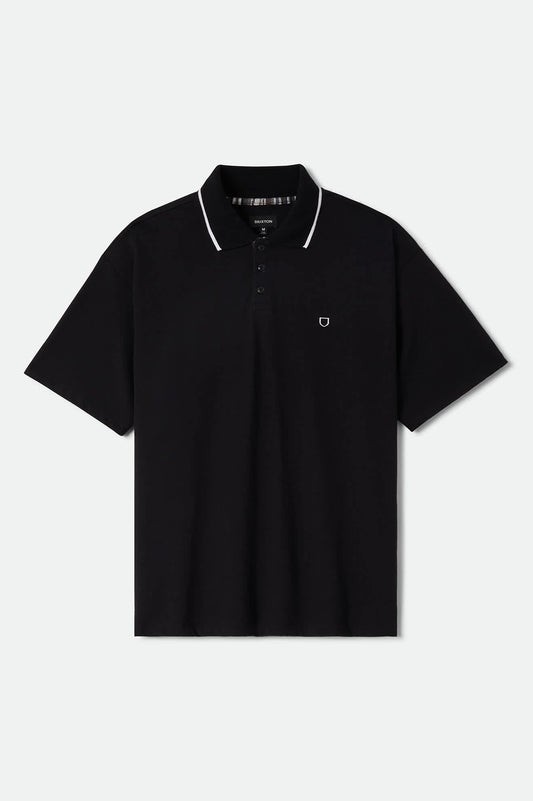 Anton Short Sleeve Polo - Black