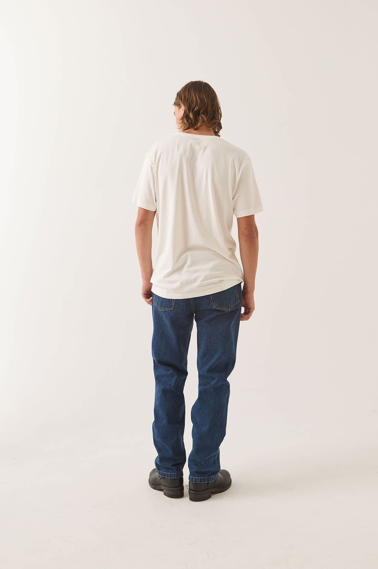 Brixton Baseline Pocket T-Shirt - Off White Vintage Wash