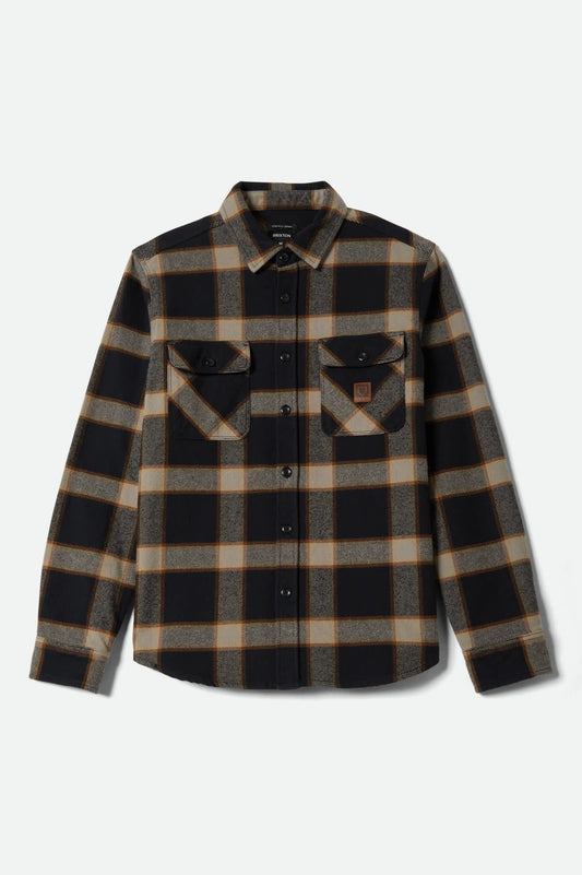 Bowery Heavyweight Flannel - Black/Cream