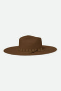 Leigh Straw Fedora - Toffee