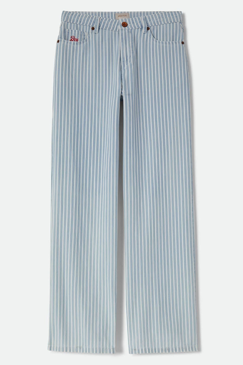The Chloe 5-Pocket Pant - Two Boot Stripe